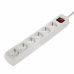 Schuko 6 Way Multi-socket Adapter Hama White 1,4 m