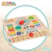 Joc Educativ Disney Calendar 30 x 3,5 x 30 cm (6 Unități)