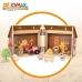 Playset Woomax Ферма 9 Части 4 броя 19 x 18 x 19 cm