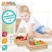 Conjunto de Alimentos de Brincar Woomax 12 Peças (4 Unidades)