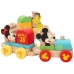 Trein Disney 14 Onderdelen (6 Stuks)