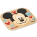 Houten Kinderpuzzel Disney Mickey Mouse + 12 Maanden 6 Onderdelen (12 Stuks)