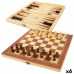 Plansza do Gry w Szachy i Warcaby Colorbaby Backgammon Drewno (6 Sztuk)