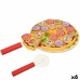 Houten spel Woomax Pizza 27 Onderdelen (6 Stuks)