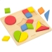 Puzzle Infantil de Madera Woomax Formas + 12 Meses 16 Piezas (6 Unidades)