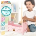 Bed Woomax Roze 4 Stuks 31 x 20 x 16 cm