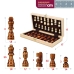 Schaakspel Colorbaby Hout (6 Stuks)