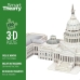 3D Pusle Colorbaby Capitolio 126 Tükid, osad 52,5 x 20,5 x 23,5 cm (6 Ühikut)