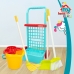 Cleaning Trolley with Accessories Colorbaby My Home 30,5 x 55,5 x 19,5 cm (4 Units)