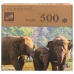 Puzzel Colorbaby Elephant 500 Onderdelen 6 Stuks 61 x 46 x 0,1 cm