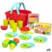 Conjunto de Alimentos de Brincar Colorbaby Equipamentos e utensílios de cozinha 33 Peças (12 Unidades)