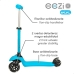 Monopattino Scooter Eezi Azzurro 2 Unità