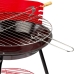 Barbecue Draagbare Aktive Hout Ijzer Ø 38 cm 37 x 61 x 45 cm (6 Stuks) Rood