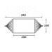 Hamak Aktive Plava 200 x 0,4 x 100 cm (6 kom.)