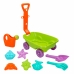 Conjunto de brinquedos de praia Colorbaby Carrinho de mão Polipropileno (12 Unidades)