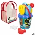 Strandspielzeuge-Set Mickey Mouse Ø 18 cm Polypropylen (12 Stück)