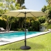 Parasol Aktive 250 x 235 x 250 cm Alumínio Creme