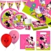 Set Articoli per feste Minnie Mouse 66 Pezzi