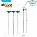 Estacas para campismo Aktive 25 cm 4 Peças Ø 8 mm (24 Unidades)