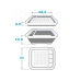 Folding Draining Rack for Kitchen Aktive 6 Units