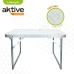 Table Piable Aktive Blanc 60 x 40 x 40 cm (4 Unités)