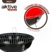 Barbecue Draagbare Aktive Geëmailleerd metaal Ø 36 cm 36 x 44 x 36 cm (4 Stuks) Rood