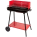 Kolenbarbecue met wielen Aktive Staal Plastic Geëmailleerd metaal 66 x 85 x 44 cm Rood