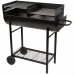 Kulgrill med hjul Aktive Plastik Emaljeret metal 97 x 96 x 42 cm Sort