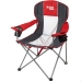 Inklapbare campingstoel Aktive Donker grijs Rood 56 x 98 x 59 cm (4 Stuks)