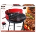 Barbeque Grill Plechový Aktive Dřevo Železo 37,5 x 70 x 38,5 cm (4 kusů) Červený