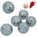 Jeu-de-boulesset Aktive 6 Ballen Metaal Chroomstaal (4 Stuks)