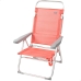 Polstrede Campingstol Aktive Flamingo Koral 48 x 99 x 57 cm (4 enheder)