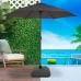 Voet voor Parasol Aktive Zwart Plastic 35 x 13 x 35 cm