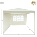 Gazebo Aktive 270 x 255 x 270 cm Stål Flødefarvet