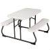 Mesa Infantil Lifetime Crema Plegable Pícnic 82,5 x 53,5 x 90 cm Acero Plástico