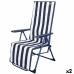 Solstol Aktive Wit Marineblauw Liggend Gestreept 147 x 70 x 48 cm (2 Stuks)