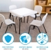 Kindertafel Lifetime Wit Opvouwbaar 61 x 53,5 x 61 cm Staal Plastic