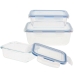 Set zložljivih hermetičnih kuhinjskih posod Max Home 6 kosov 23 x 7,5 x 17,5 cm