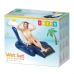 Fauteuil de piscine gonflable Intex Floating Recliner Bleu Blanc 180,3 x 66 x 134,6 cm (3 Unités)