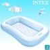 Piscina Gonfiabile per Bambini Intex Rettangolare Azzurro Bianco 90 L 166 x 25 x 100 cm (6 Unità)