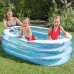 Piscina Hinchable para Niños Intex Ovalada Azul Blanco 230 L 163 x 46 x 107 cm (6 Unidades)