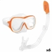 Snorkelbril en -buis voor Kinderen Intex Wave Rider Oranje