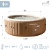 Spa Insuflável Intex 236 x 71 x 236 cm Castanho 1339 L