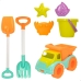 Set de jucării de plajă Colorbaby 7 Piese Camion (18 Unități)