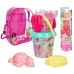 Conjunto de brinquedos de praia Barbie 8 Peças 18 x 16 x 18 cm