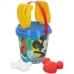 Conjunto de brinquedos de praia Mickey Mouse Ø 18 cm (16 Unidades)