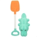 Conjunto de brinquedos de praia Colorbaby 2 Peças Crocodilo Pá Polipropileno (24 Unidades)