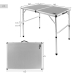 Vouwtafel Aktive Camping Grijs 90 x 70 x 60 cm (2 Stuks)