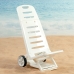 Silla de Playa Aktive Blanco Ruedas 40 x 84 x 44 cm (2 Unidades)