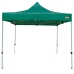 Gazebo Aktive Foldable Adjustable height Steel Polyester 420D Oxford Green 300 x 320 x 300 cm